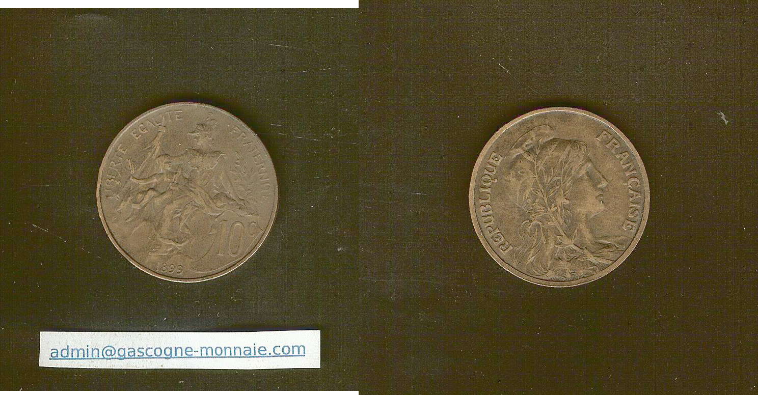 10 centimes Dupuis 1899 EF/EF+